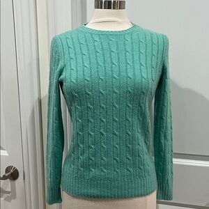 Vineyard Vines 100% Cashmere Sweater Aqua Size Small